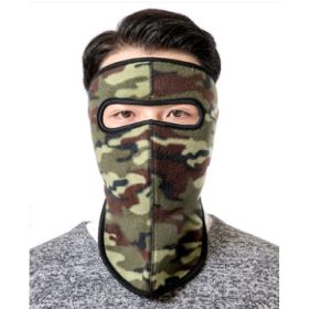 Autumn and winter dust masks breathable warm and cold (Option: Green 2)