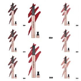 PHOFAY MATTE LIP LINER LIPSTICK PEN (Option: Set)