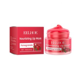 EELHOE Red Pomegranate Lip Mask, Moisturizes And Moisturizes Lips (Option: 10g-51.3g-1.54*1.54*1.5inch)