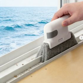Window groove cleaning brush, door and window slot cleaning tool, recess brush, windowsill gap brush (Quantity: 8PCS)