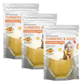 Only Supports Self Pickup With Waybill Amococo Turmeric & Kojic Cleansing Pads Brightened Skin Enriched With Turmeric Root Kojic Acid For Gentle (Option: 60count)